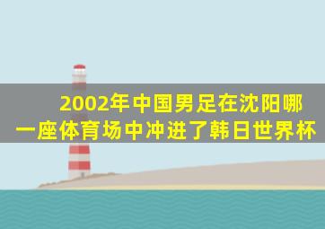 2002年中国男足在沈阳哪一座体育场中冲进了韩日世界杯