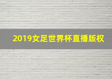 2019女足世界杯直播版权