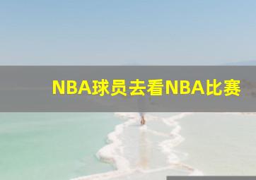 NBA球员去看NBA比赛