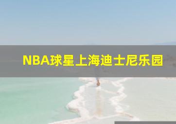 NBA球星上海迪士尼乐园