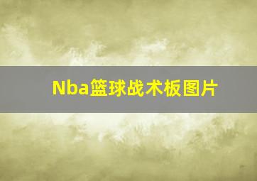 Nba篮球战术板图片