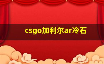 csgo加利尔ar冷石