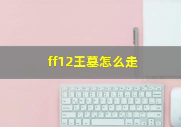 ff12王墓怎么走