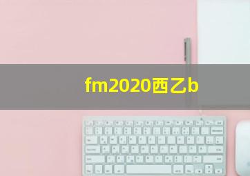 fm2020西乙b