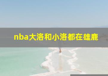 nba大洛和小洛都在雄鹿