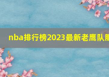 nba排行榜2023最新老鹰队服