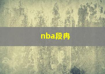 nba段冉