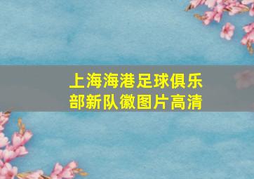 上海海港足球俱乐部新队徽图片高清