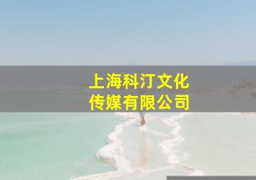 上海科汀文化传媒有限公司