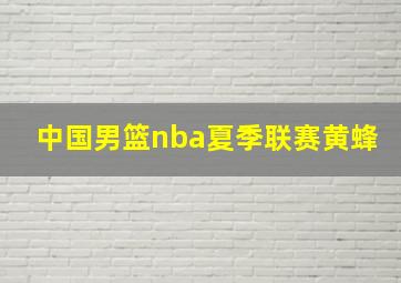 中国男篮nba夏季联赛黄蜂