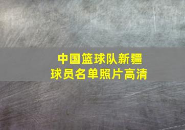 中国篮球队新疆球员名单照片高清