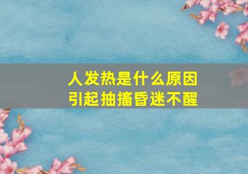 人发热是什么原因引起抽搐昏迷不醒