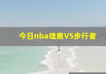 今日nba雄鹿VS步行者