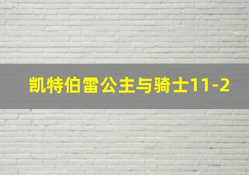 凯特伯雷公主与骑士11-2