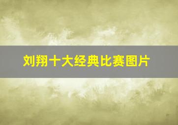 刘翔十大经典比赛图片