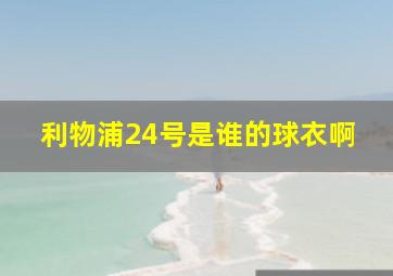 利物浦24号是谁的球衣啊