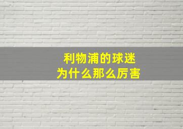 利物浦的球迷为什么那么厉害