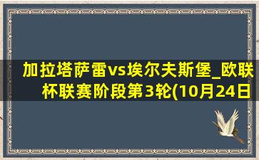 加拉塔萨雷vs埃尔夫斯堡_欧联杯联赛阶段第3轮(10月24日)全场集锦