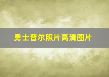 勇士普尔照片高清图片