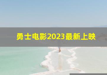 勇士电影2023最新上映