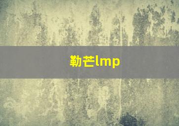 勒芒lmp