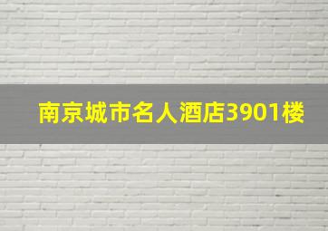 南京城市名人酒店3901楼