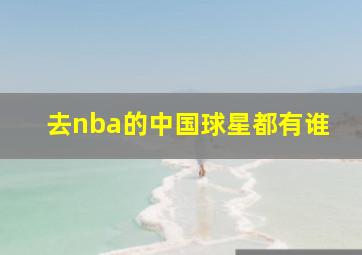 去nba的中国球星都有谁