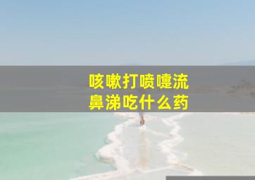 咳嗽打喷嚏流鼻涕吃什么药