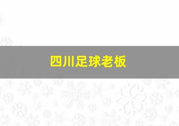 四川足球老板