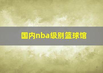 国内nba级别篮球馆