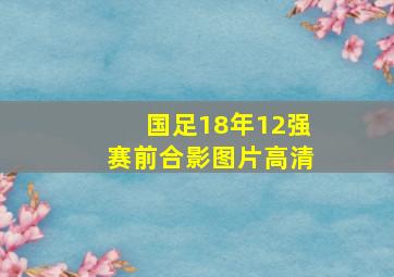 国足18年12强赛前合影图片高清