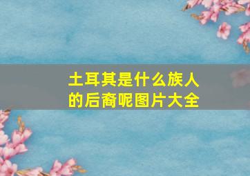 土耳其是什么族人的后裔呢图片大全