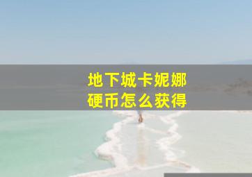 地下城卡妮娜硬币怎么获得