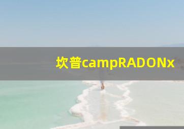 坎普campRADONx