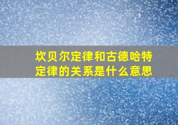 坎贝尔定律和古德哈特定律的关系是什么意思