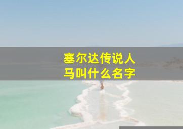 塞尔达传说人马叫什么名字