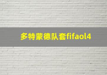 多特蒙德队套fifaol4