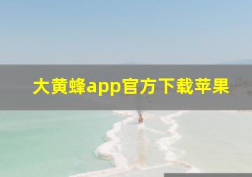 大黄蜂app官方下载苹果