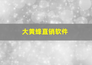 大黄蜂直销软件