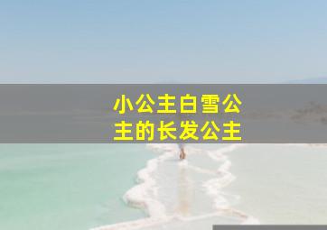 小公主白雪公主的长发公主