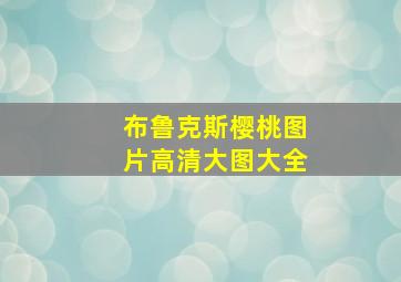 布鲁克斯樱桃图片高清大图大全