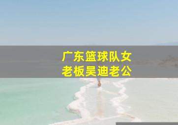 广东篮球队女老板吴迪老公