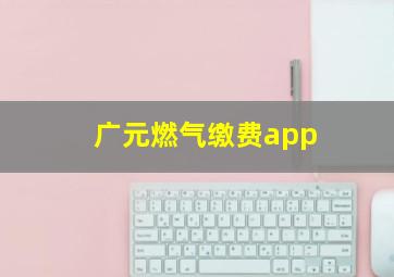 广元燃气缴费app