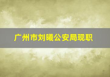 广州市刘曦公安局现职