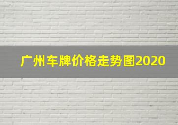 广州车牌价格走势图2020