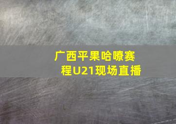 广西平果哈嘹赛程U21现场直播