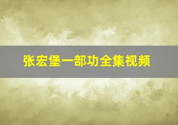 张宏堡一部功全集视频