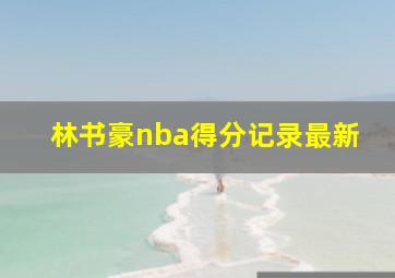 林书豪nba得分记录最新