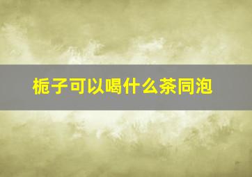 栀子可以喝什么茶同泡