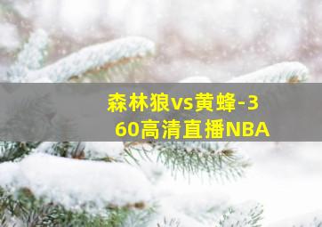 森林狼vs黄蜂-360高清直播NBA